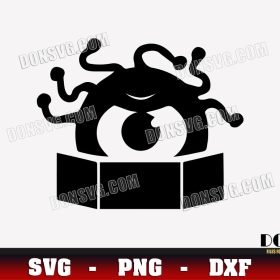 Beholder Icon Beholder DnD SVG Dungeons and Dragons png clipart T-Shirt Design DnD ...